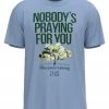 Point Blank New Arrivals Point Black (blue “nobody’s Praying For You T-shirt)