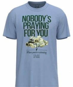 Point Blank New Arrivals Point Black (blue “nobody’s Praying For You T-shirt)