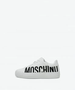 Moschino (white Logo Leather Low Top Sneaker) New Arrivals