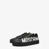 Moschino (black Logo Leather Low Top Sneaker) New Arrivals