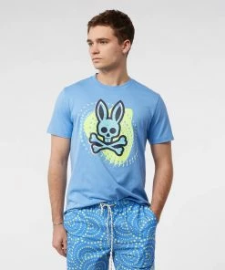 New Arrivals Psycho Bunny (men’s Mountain Sky Hurell Graphic T-shirt)