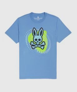New Arrivals Psycho Bunny (men’s Mountain Sky Hurell Graphic T-shirt)