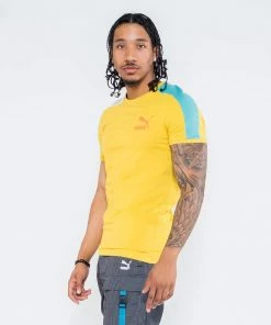 Puma ( Yellow Iconic T-shirt)