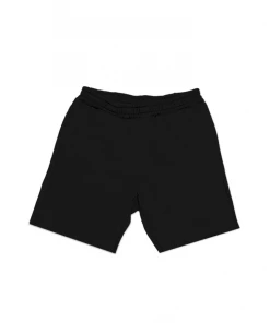 Purple Brand (black French Terry Sweatshort Word Mark)