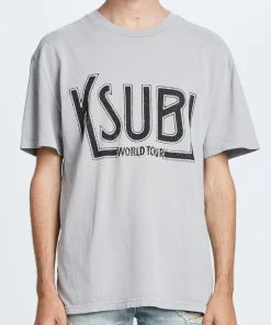 Ksubi (grey Ticket Biggle Ss T-shirt Moon) New Arrivals