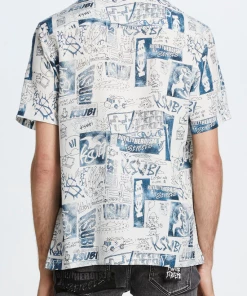 Ksubi (white Mash Up Resort Button Up)