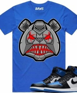 Baws (blue Robot Crewneck T-shirts) New Arrivals