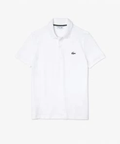 Lacoste (Mens White/black Slim Polo Shirt) New Arrivals