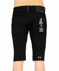 Cult Of Individuality (jet Black Rocker Short) New Arrivals