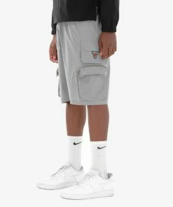 Life Code (Grey Nylon Shorts Cargo Pocket) New Arrivals