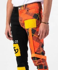 Gala (black/red Tartan Denim Jean) New Arrivals