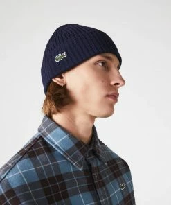 New Arrivals Lacoste (men’s Navy Blue Beanie -166)