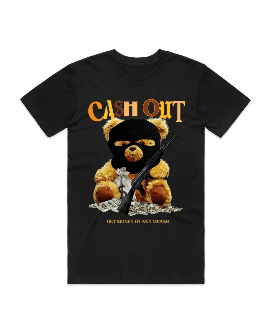 Hasta Muerte Streetwear (black “cash Out T-shirt) 3 Hasta Muerte Streetwear (black “cash Out T-shirt)
