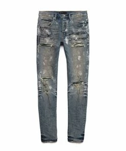 Purple Brand (blue Worn Mid Indigo Destroy Jean)