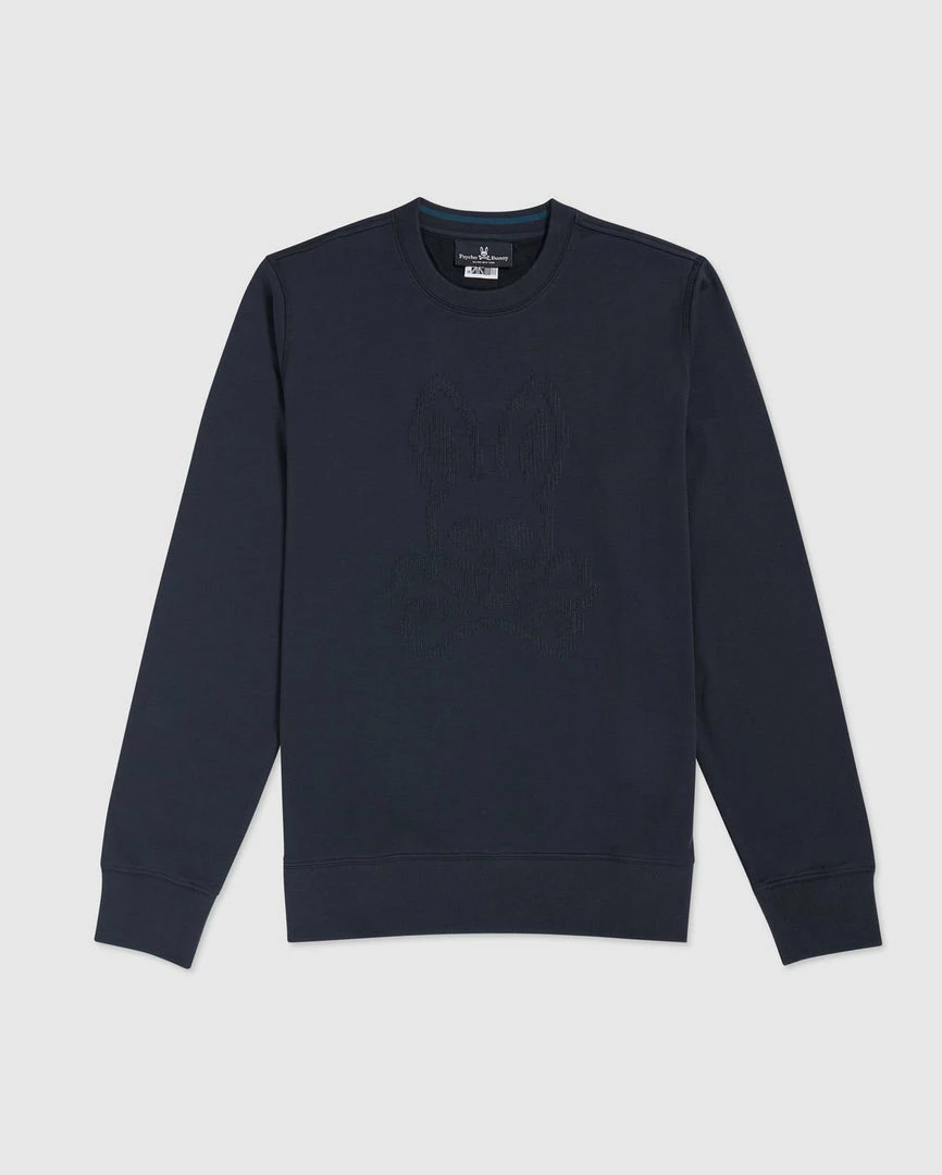 Psycho Bunny (men’s Navy Siddick Logo Sweatshirt) 3 Psycho Bunny (men’s Navy Siddick Logo Sweatshirt)