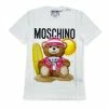 Moschino (white Surfer Teddy Bear Organic Cotton T-shirt) New Arrivals