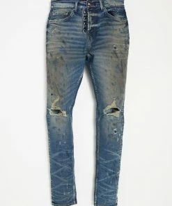 ARTMEETSCHAOZ Artmeetschaos (blue Medium Rust Cut Jean)