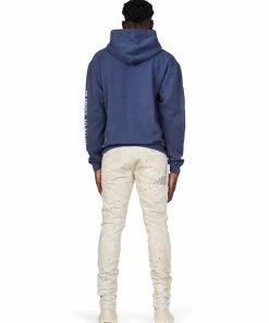 Purple Brand (mid Rise Bandana Patch Pocket White Jean)