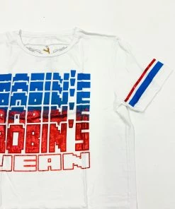 Robin Jeans (white Crewneck T-shirt)