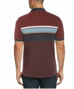 Penguin Polo (burgundy/multi Collared) New Arrivals