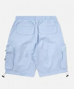 New Arrivals Eight & Nine (baby Blue/black Combat Cargo Zipper Short)