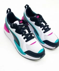 Puma (white/blue/pink X-Ray Sneakers )