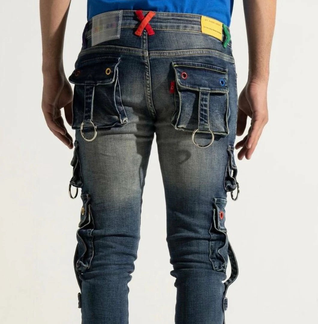 Pheelings Blue /multicolor Cargo Jean) 5 Pheelings Blue /multicolor Cargo Jean)