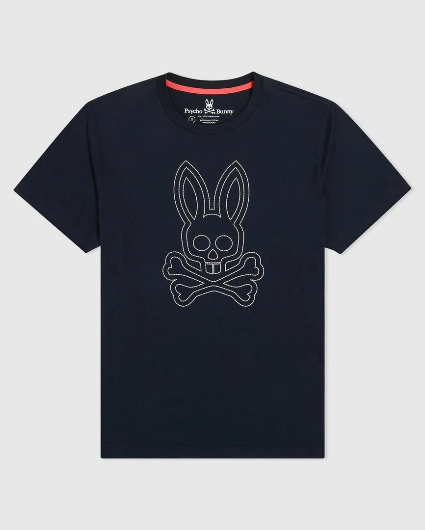 Psycho Bunny (mens Navy Larkin Big Bunny T-shirt) 4 Psycho Bunny (mens Navy Larkin Big Bunny T-shirt)
