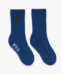 MCM (Blue 1976 Logo Plate Socks) New Arrivals