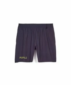 Purple Brand ( Black Solid Swim Short)