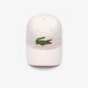 New Arrivals Lacoste Mens Big Croc Gabardine Cap (light Pink)