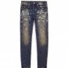 Purple Brand (vintage Dirty White Paint Jean)