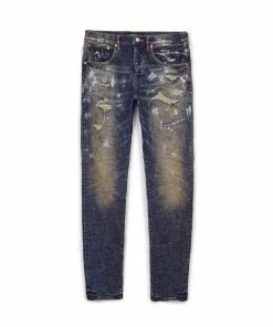 Purple Brand (vintage Dirty White Paint Jean)