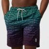 New Arrivals Psycho Bunny (mens Navy Obey Logo Swim Short)