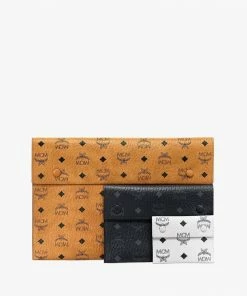 New Arrivals Mcm (Tri Pouch In Visetos Mix Bag)