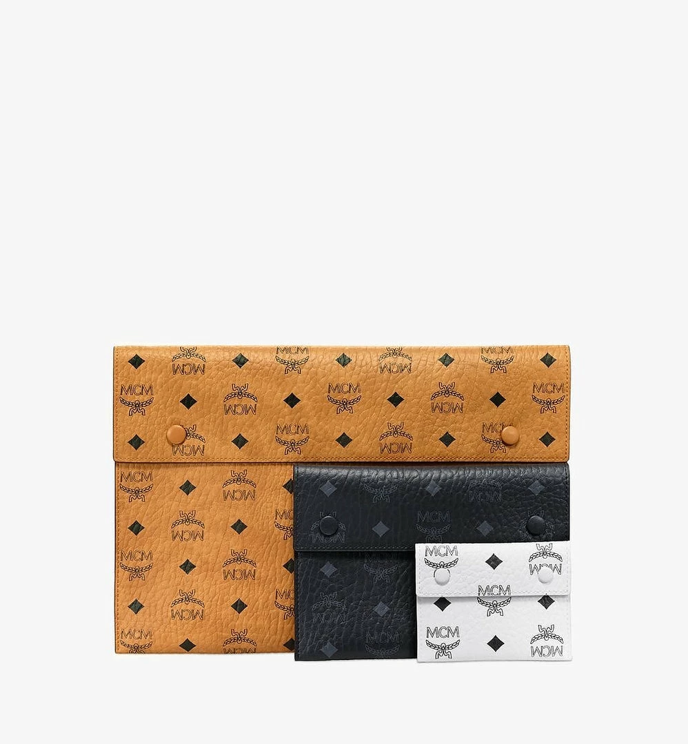 New Arrivals Mcm (Tri Pouch In Visetos Mix Bag) 3 New Arrivals Mcm (Tri Pouch In Visetos Mix Bag)