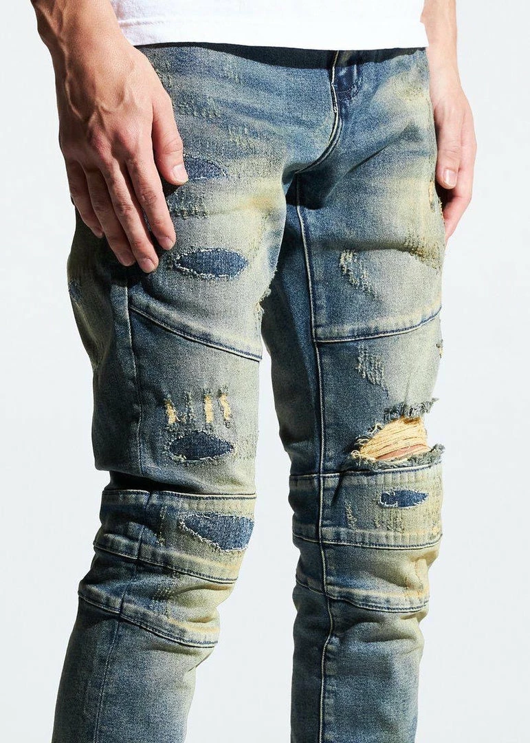 Crysp Denim (Blue/sand Cut Wash Jeans) 5 Crysp Denim (Blue/sand Cut Wash Jeans)
