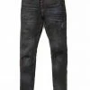 New Arrivals Artmeetschaoz (blue/Grey Cut Wash Jean)