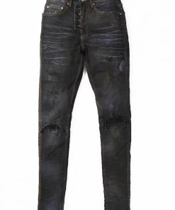 New Arrivals Artmeetschaoz (blue/Grey Cut Wash Jean)