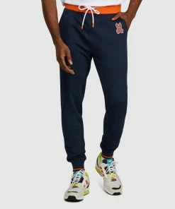 Psycho Bunny (men’s Navy Bayles Chain Stitch Sweat Pant)