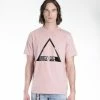 Hvman (dusty Pink Triangle Logo T-shirt)
