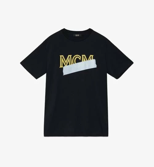 MCM (Men's Black/yellow Logo T-Shirt) New Arrivals 3 MCM (Men's Black/yellow Logo T-Shirt) New Arrivals