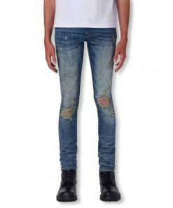 Dead Than Cool (grey Blue Thrasher Cut Jean)