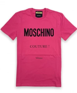 New Arrivals Moschino (pink Jersey T-shirt Moschino Couture)