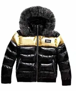 Dna Premium (men’s Black/gold Furry Jacket)