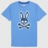 Psycho Bunny (men’s Marine Blue Sky Graphic T-shirt) New Arrivals