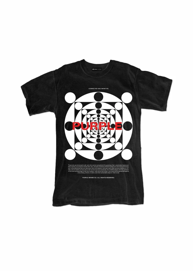 New Arrivals Purple Brand (black Textured Jersey Void T-shirt) 3 New Arrivals Purple Brand (black Textured Jersey Void T-shirt)