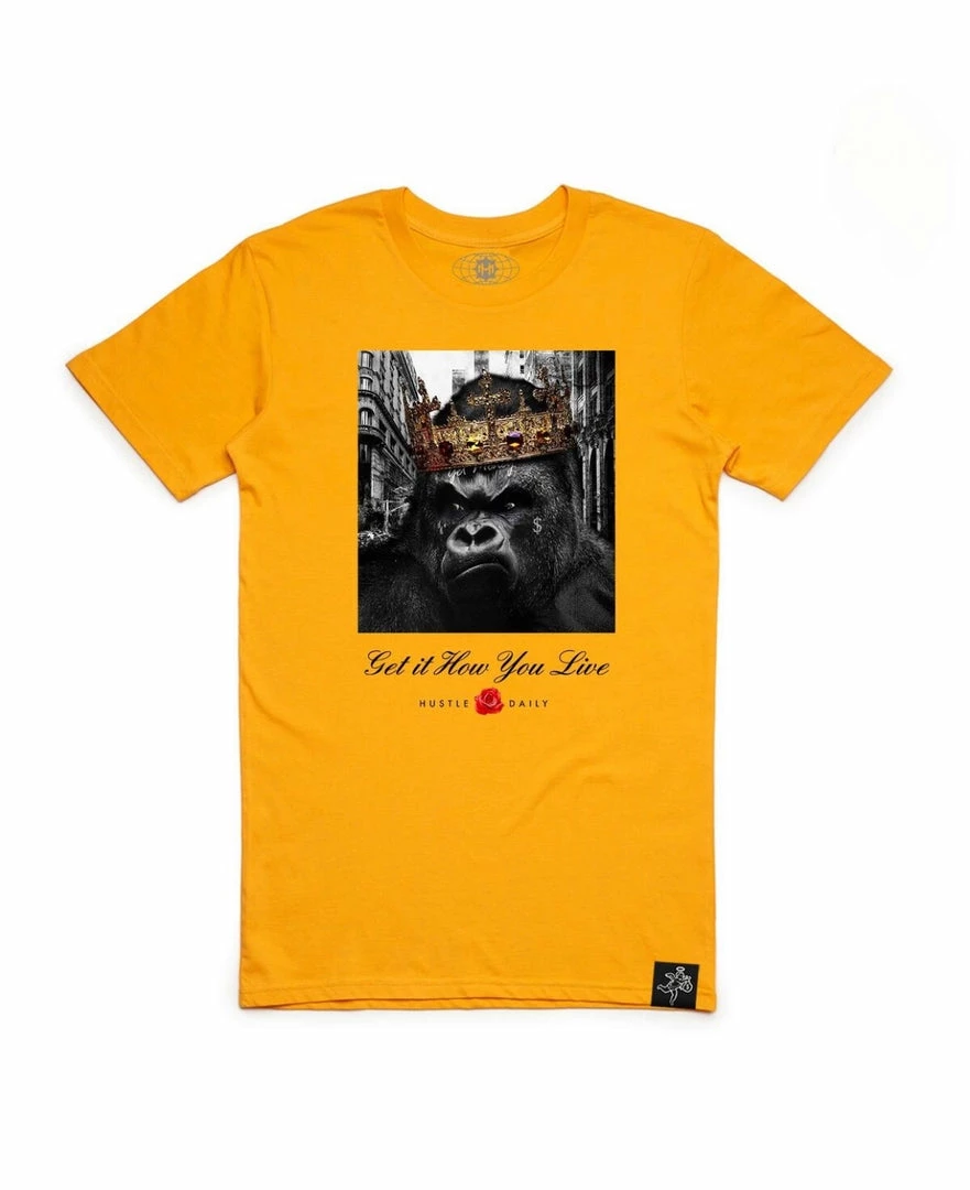 New Arrivals Hasta Muerte (gold “gorilla T-shirt) 3 New Arrivals Hasta Muerte (gold “gorilla T-shirt)