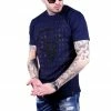 New Arrivals Avenue George (Navy/Gold Crewneck T-shirts)