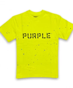 New Arrivals Purple Brand ( Jersey Yellow Stencil Logo W Paint)